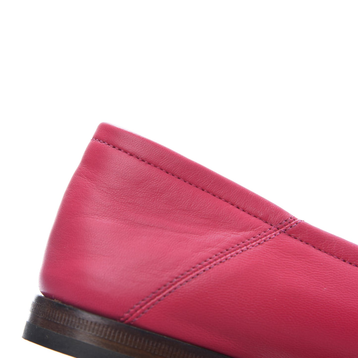 Lambskin Womens Brixton Horsebit Loafers 38.5 Hot Pink