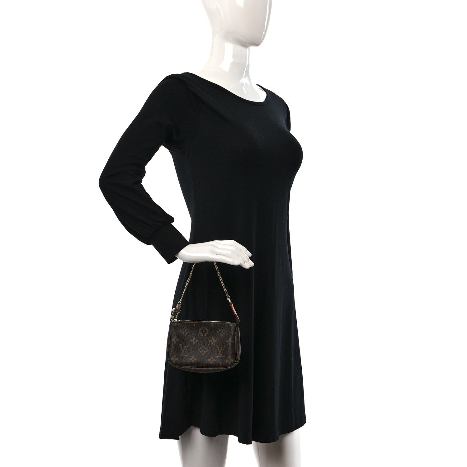 Louis Vuitton Monogram Mini Pochette Accessories 2 of 9