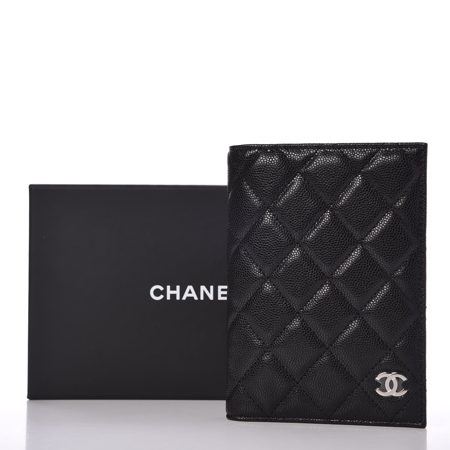 Chanel Caviar Quilted Passport Holder Black 8 of 8