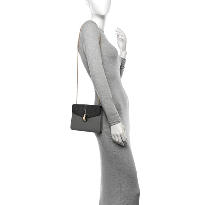 Bulgari Galuchat Calfskin Serpenti Forever Crossbody Bag Grey 2 of 14