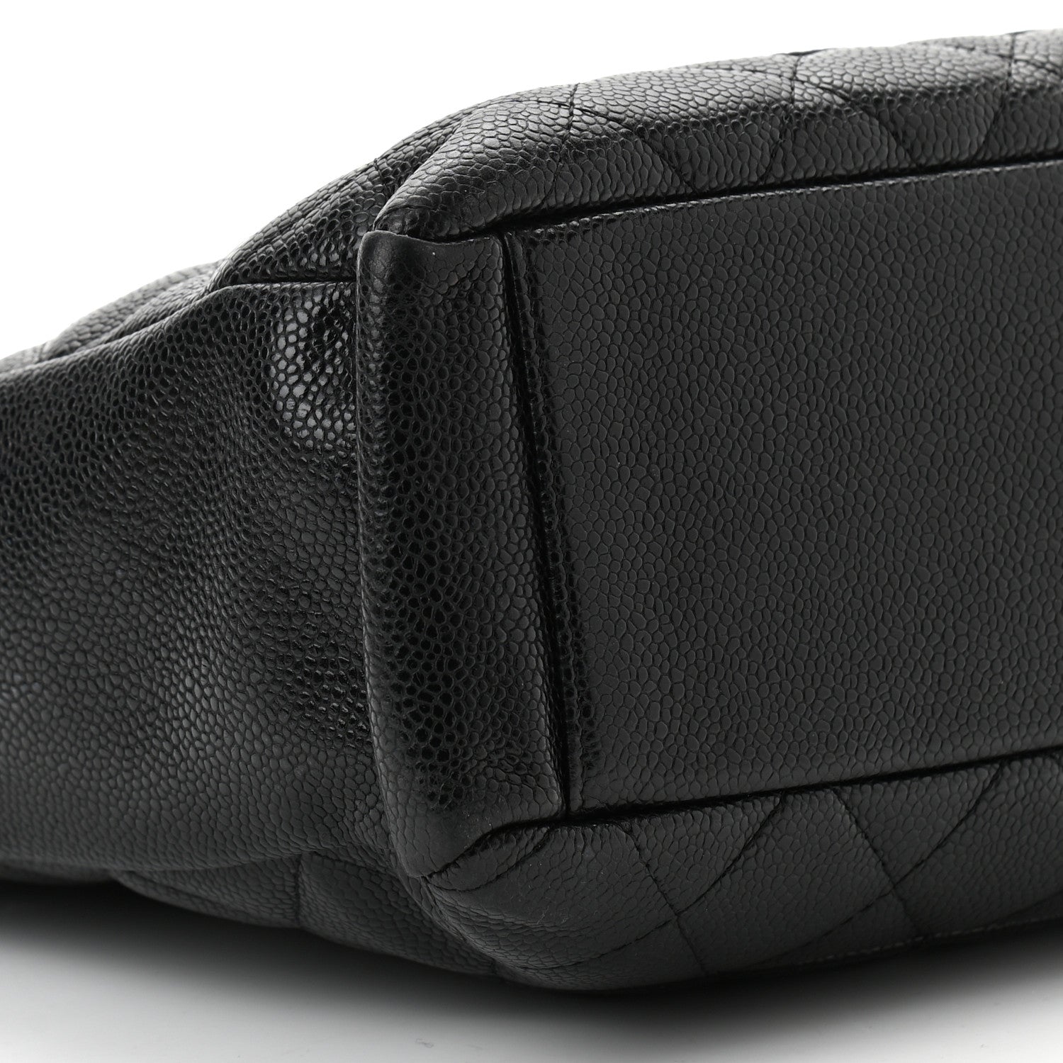 Chanel Caviar Quilted Petit Shopping Tote PST Black 9 of 10