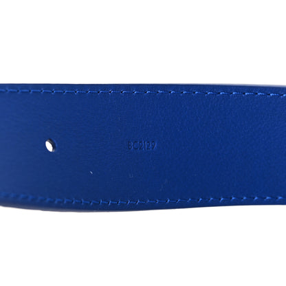 Louis Vuitton Ostrich 40MM Belt 95 38 Blue 4 of 8