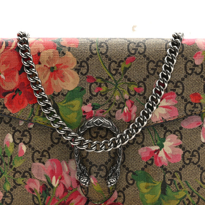 Gucci GG Supreme Monogram Blooms Mini Dionysus Chain Wallet Beige Multicolor Dry Rose 7 of 9