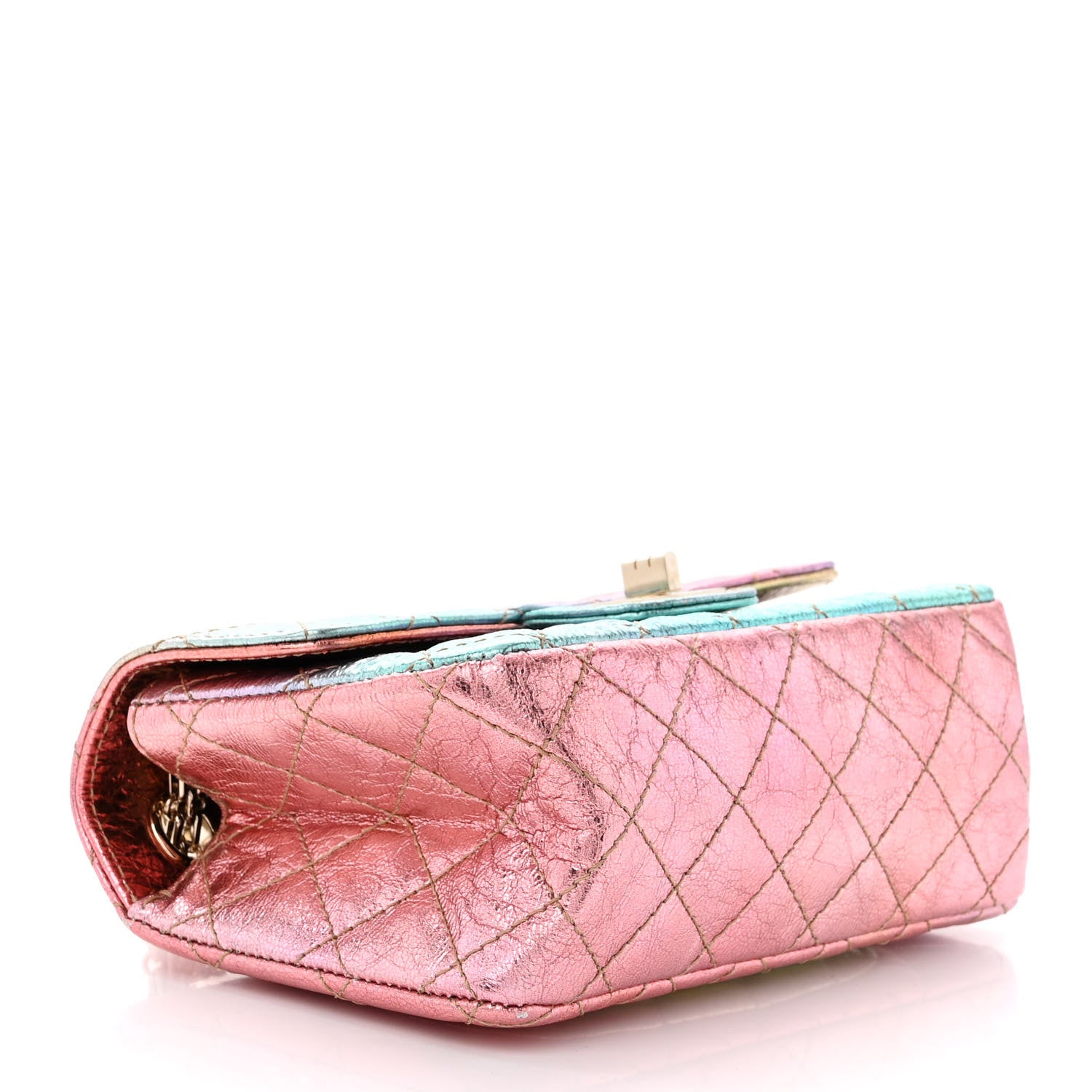 Chanel Metallic Goatskin Quilted Mini 2.55 Reissue Flap Multicolor 4 of 12