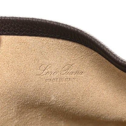 Loro Piana Grained Calfskin Micro Bale Bag Dark Chocolate Licorice 7 of 10