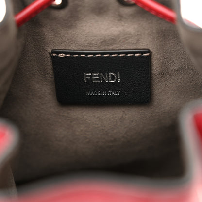 Fendi Vitello Liberty F is Fendi FF 1974 Embossed Mini Mon Tresor Bucket Bag Fragola 6 of 11