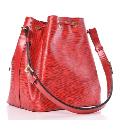 Louis Vuitton Epi Petit Noe Castillan Red 3 of 10