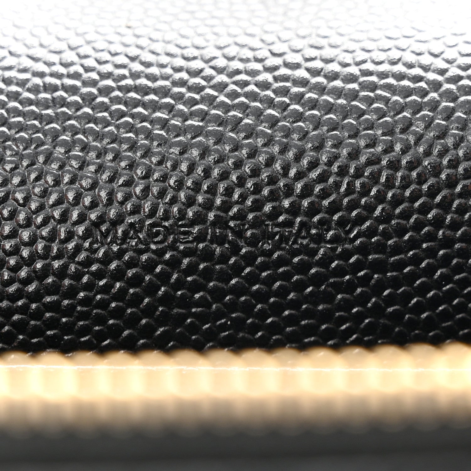 Saint Laurent Grain De Poudre Matelasse Chevron Monogram Envelope Chain Wallet Black 7 of 14