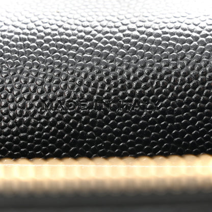 Saint Laurent Grain De Poudre Matelasse Chevron Monogram Envelope Chain Wallet Black 7 of 14