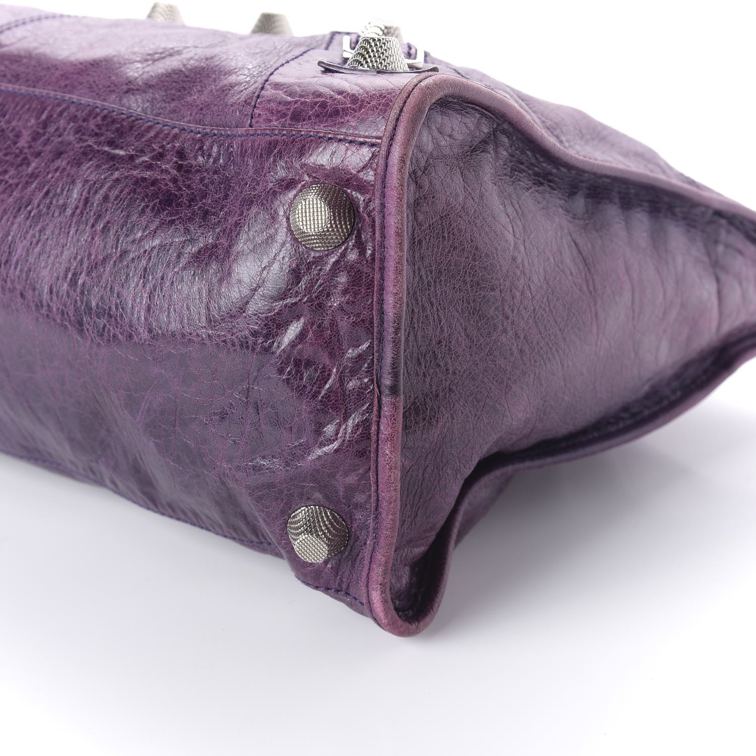 Balenciaga Agneau Giant 21 Silver Hardware Work Raisin 7 of 13