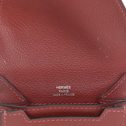 Hermes Swift Evercolor Utility Belt Pouch Gold Rouge H 9 of 17