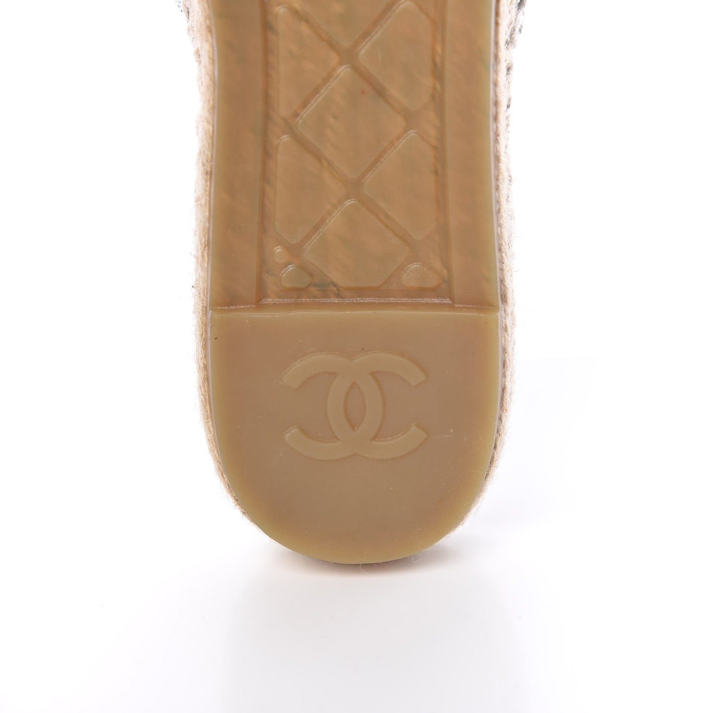 Goatskin Patent CC Espadrille Mules 40 Black