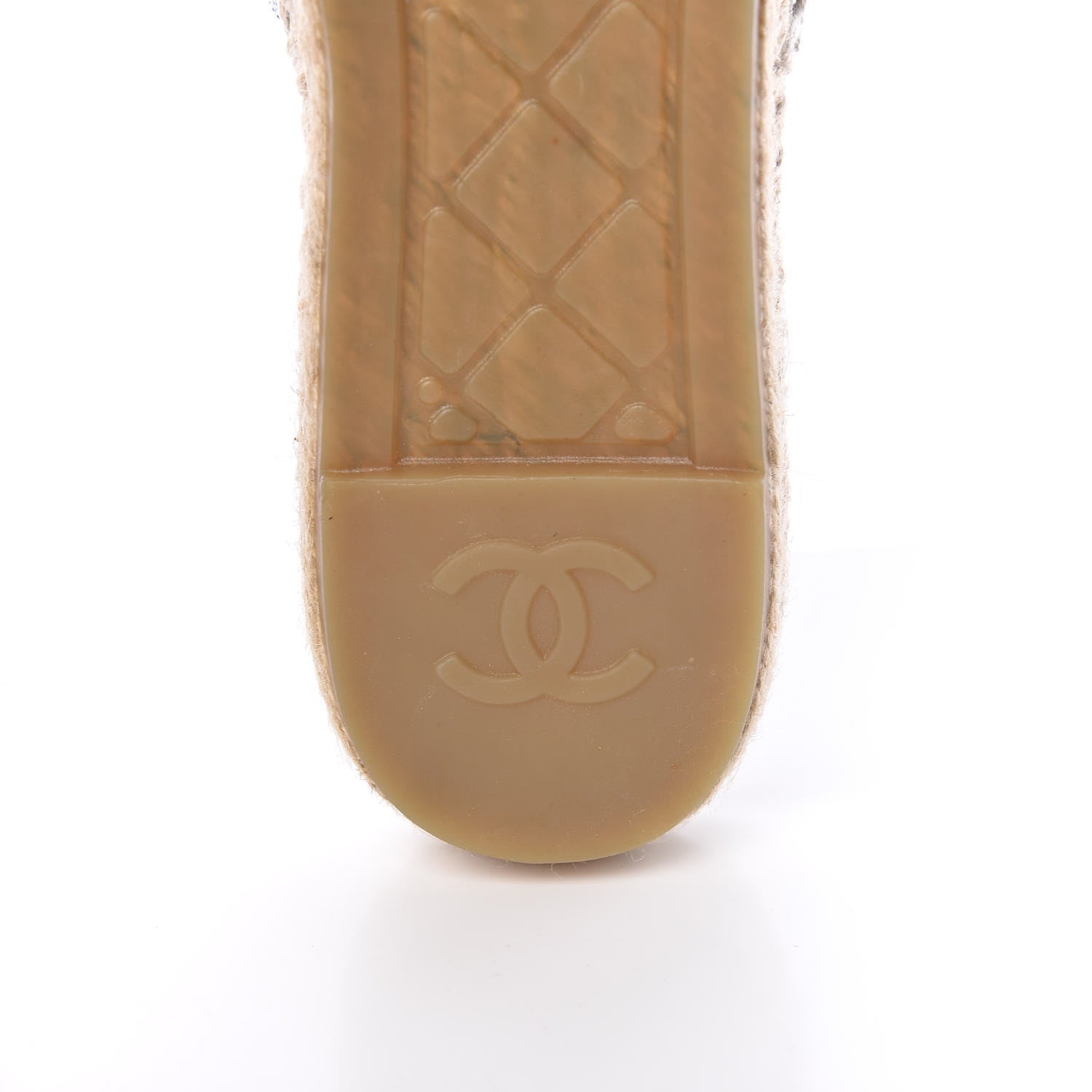 Chanel Goatskin Patent CC Espadrille Mules 40 Black 9 of 11