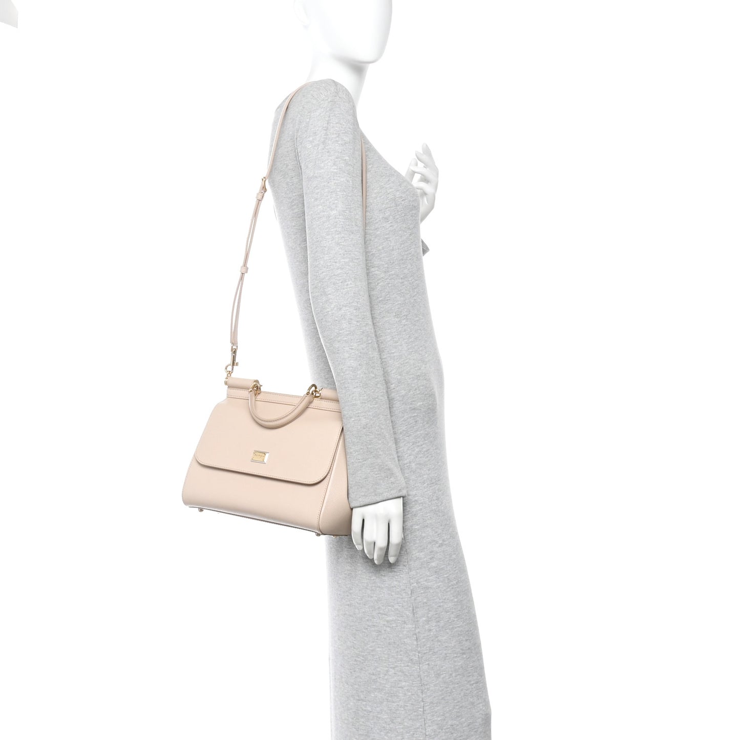 Dauphine Medium Miss Sicily Satchel Rose Carne