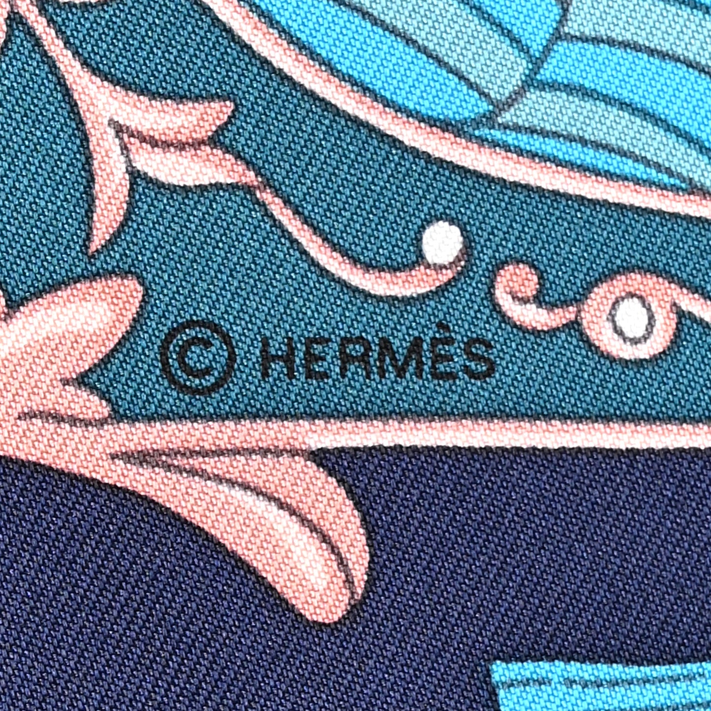 Silk Coupe De Gala Pocket Square Marine Naturel Ciel