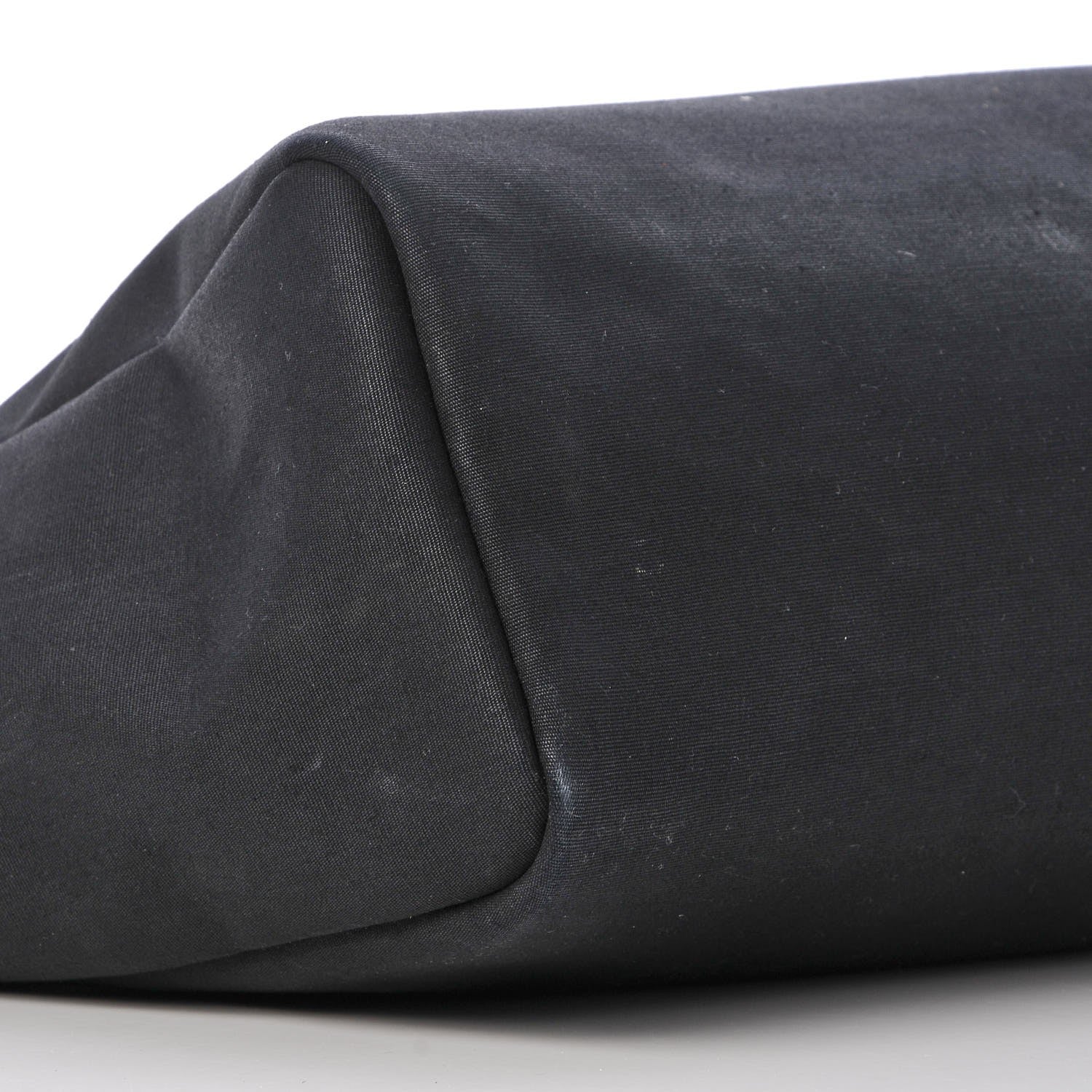 Hermes Toile Calfskin Herbag Cabas MM Black 13 of 14