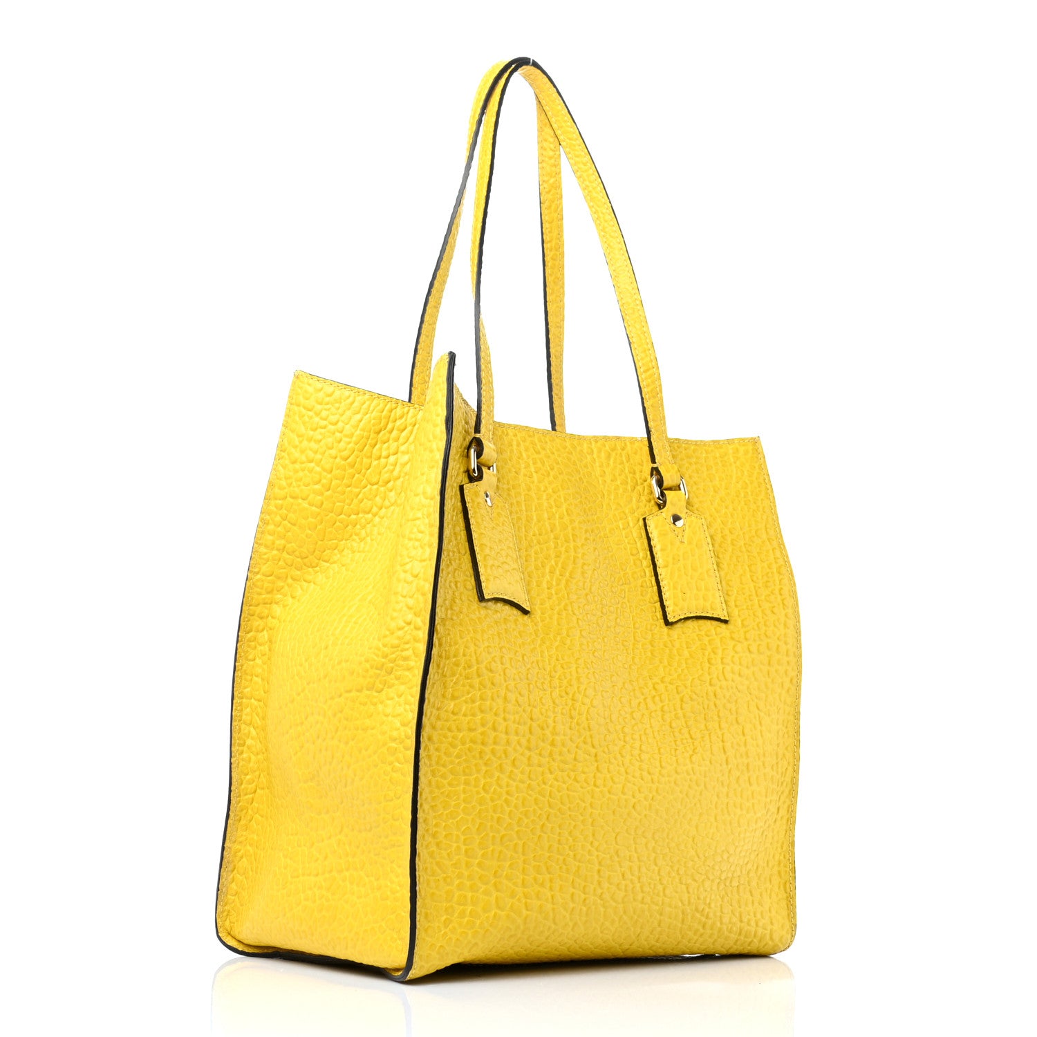 Burberry Heritage Grain Medium Woodbury Tote Straw 2 of 9