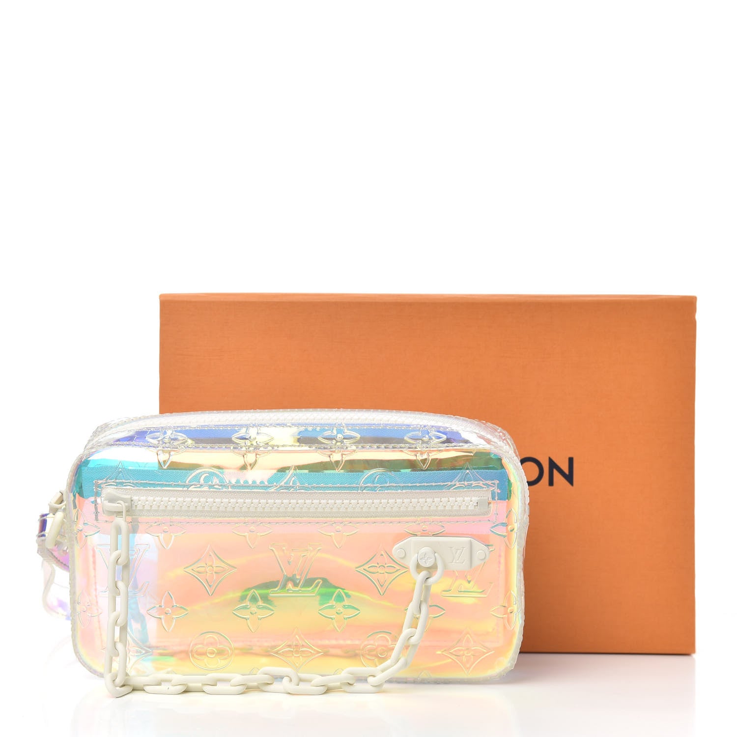 Louis Vuitton PVC Monogram Pochette Volga Iridescent Prism 9 of 9