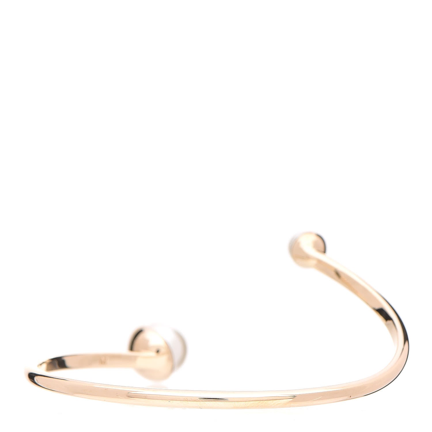 Christian Dior Pearl Cuff Gold 3 of 5