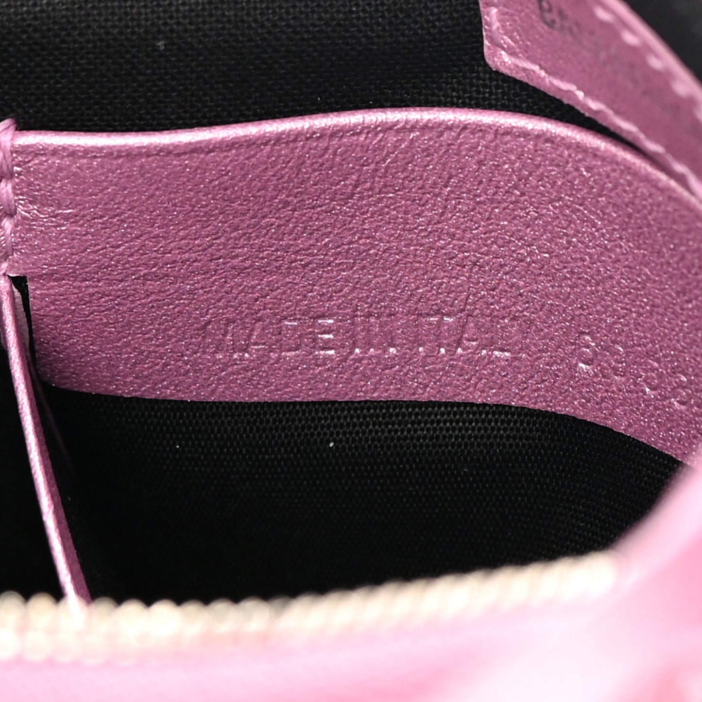 Strass Suede Metallic Nappa Le Cagole Mini Purse With Chain Taffy Light Pink