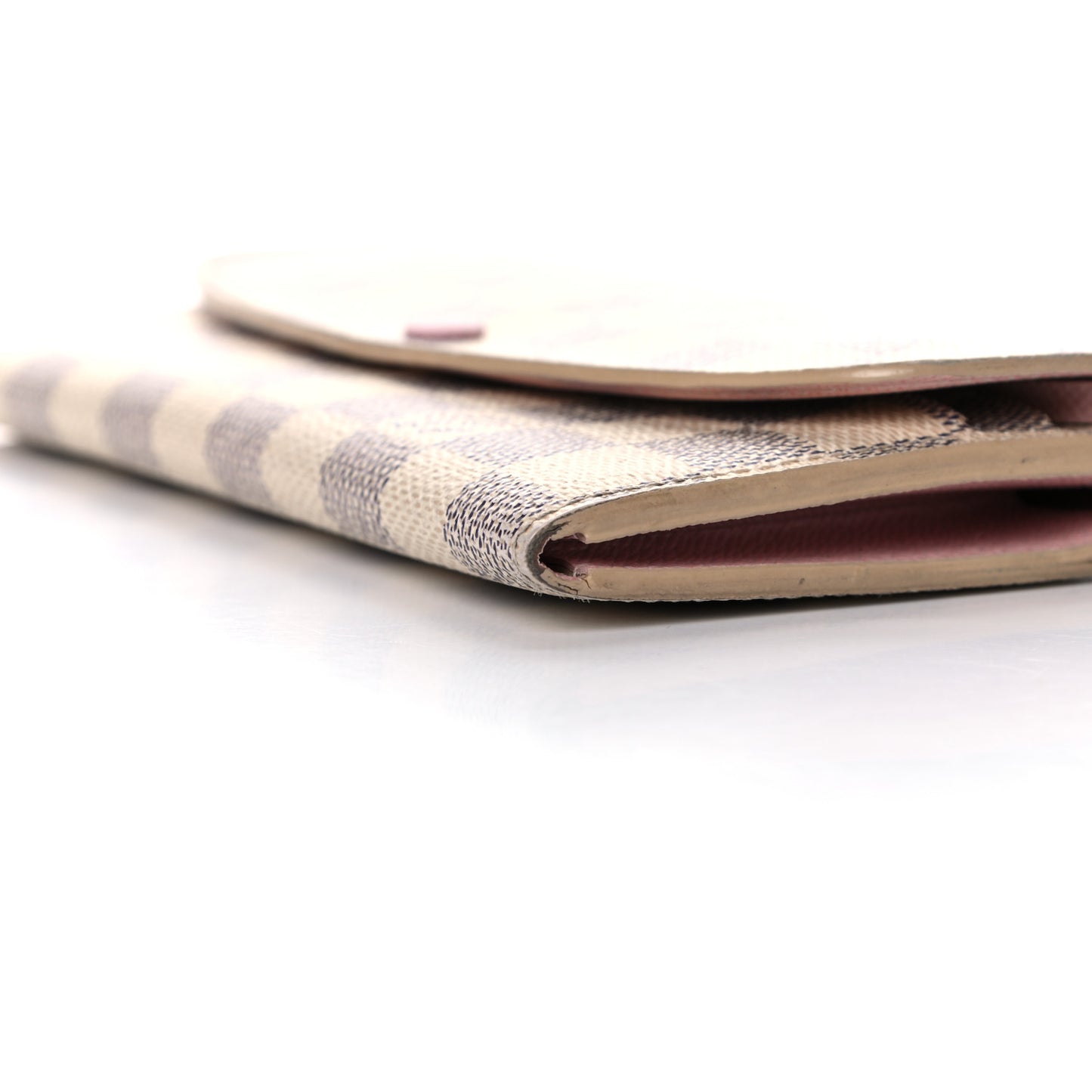Damier Azur Emilie Wallet Rose Ballerine