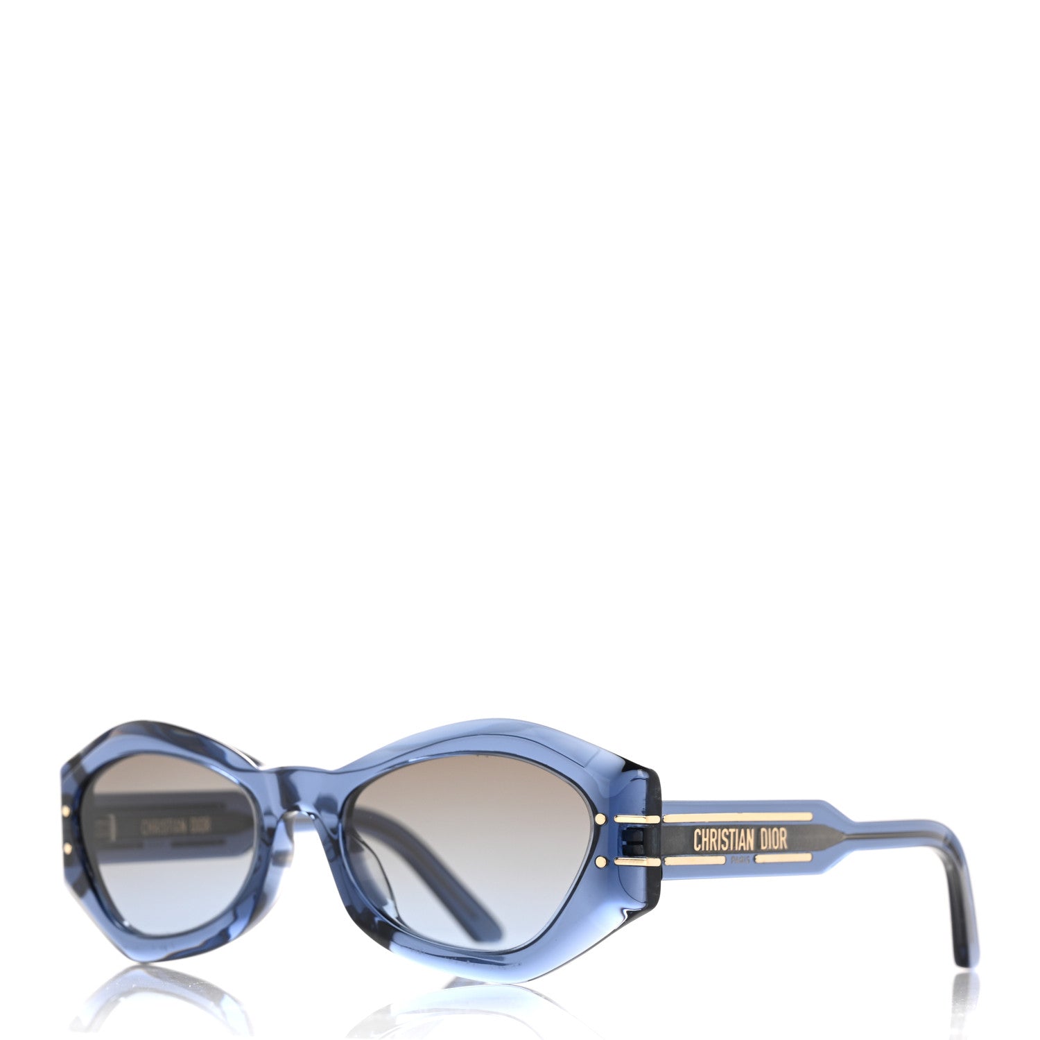 Christian Dior Acetate DiorSignature B1U Butterfly Sunglasses Blue 1 of 9