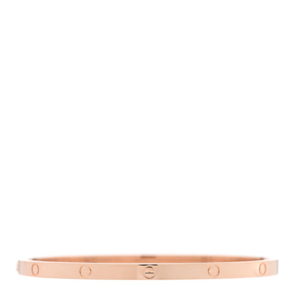 Cartier 18K Pink Gold Small LOVE Bracelet 17 2 of 6