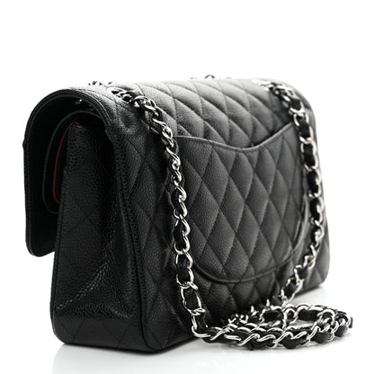 Chanel Caviar Quilted Medium Double Flap Black 3 of 11