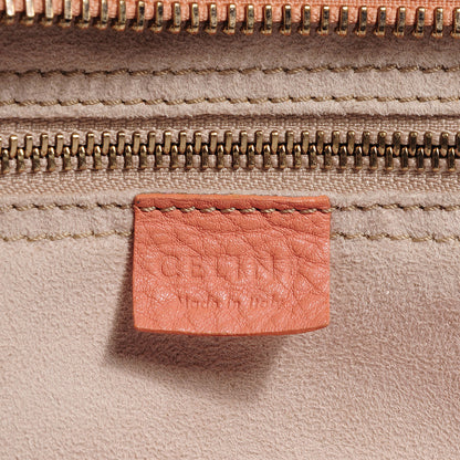 Celine Pebbled Leather Mini Luggage Peach 6 of 8