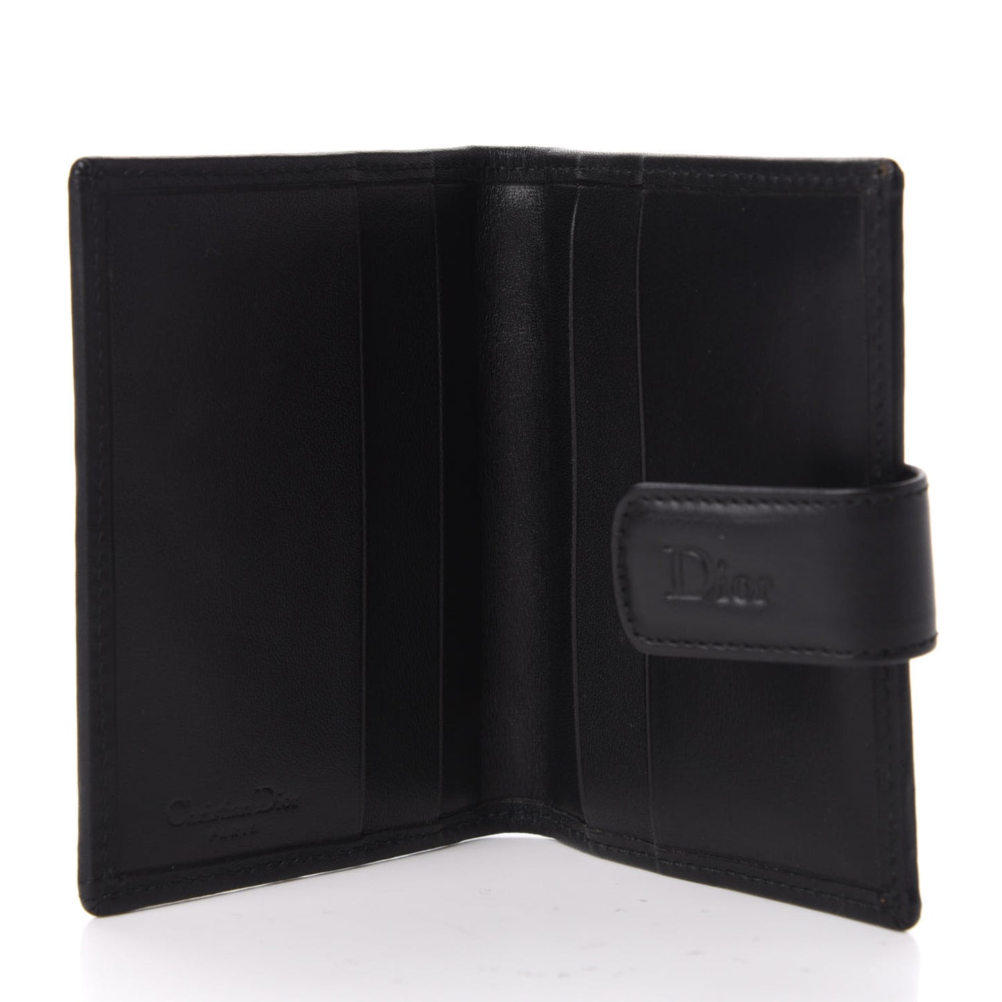 Monogram Compact Wallet Black
