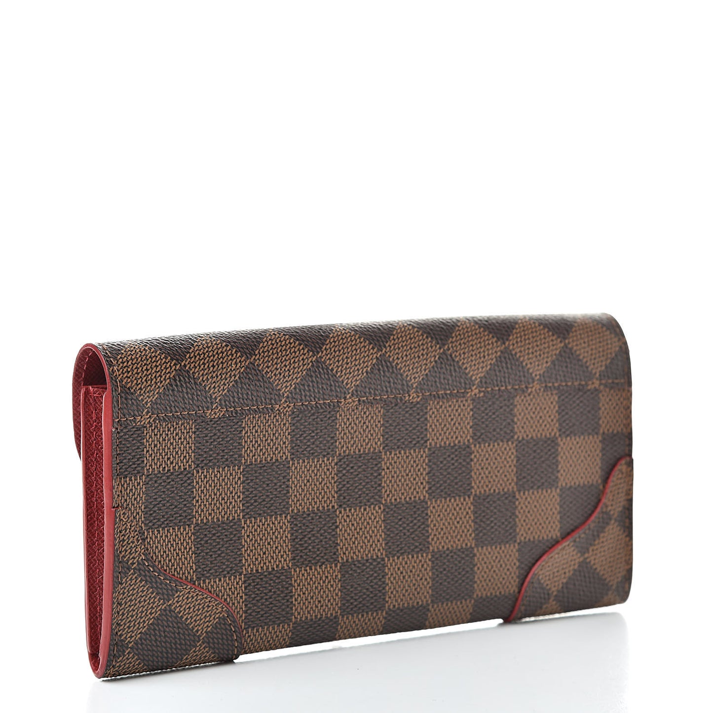 Damier Ebene Caissa Wallet Cherry