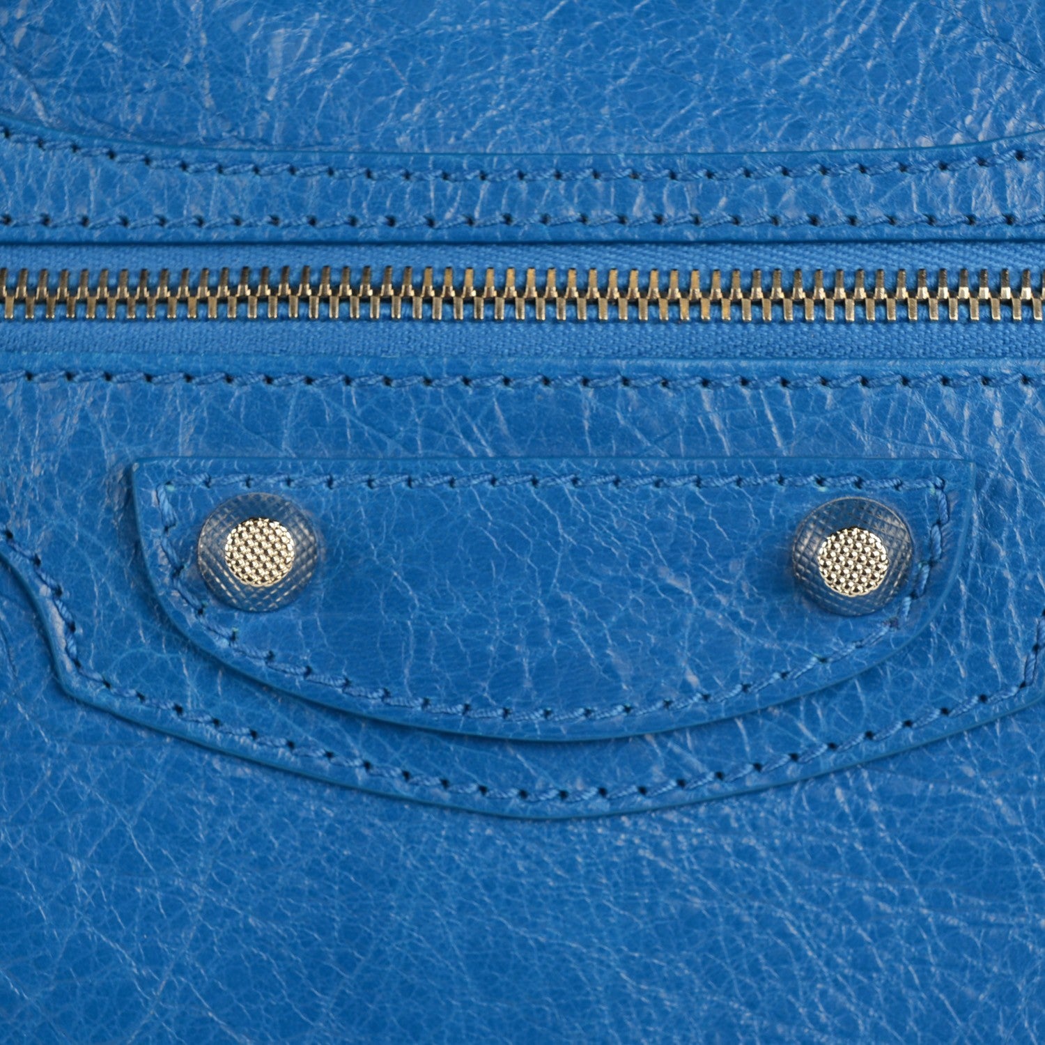 Balenciaga Agneau Giant 12 Silver Hardware Velo Bleu Lazuli 12 of 15