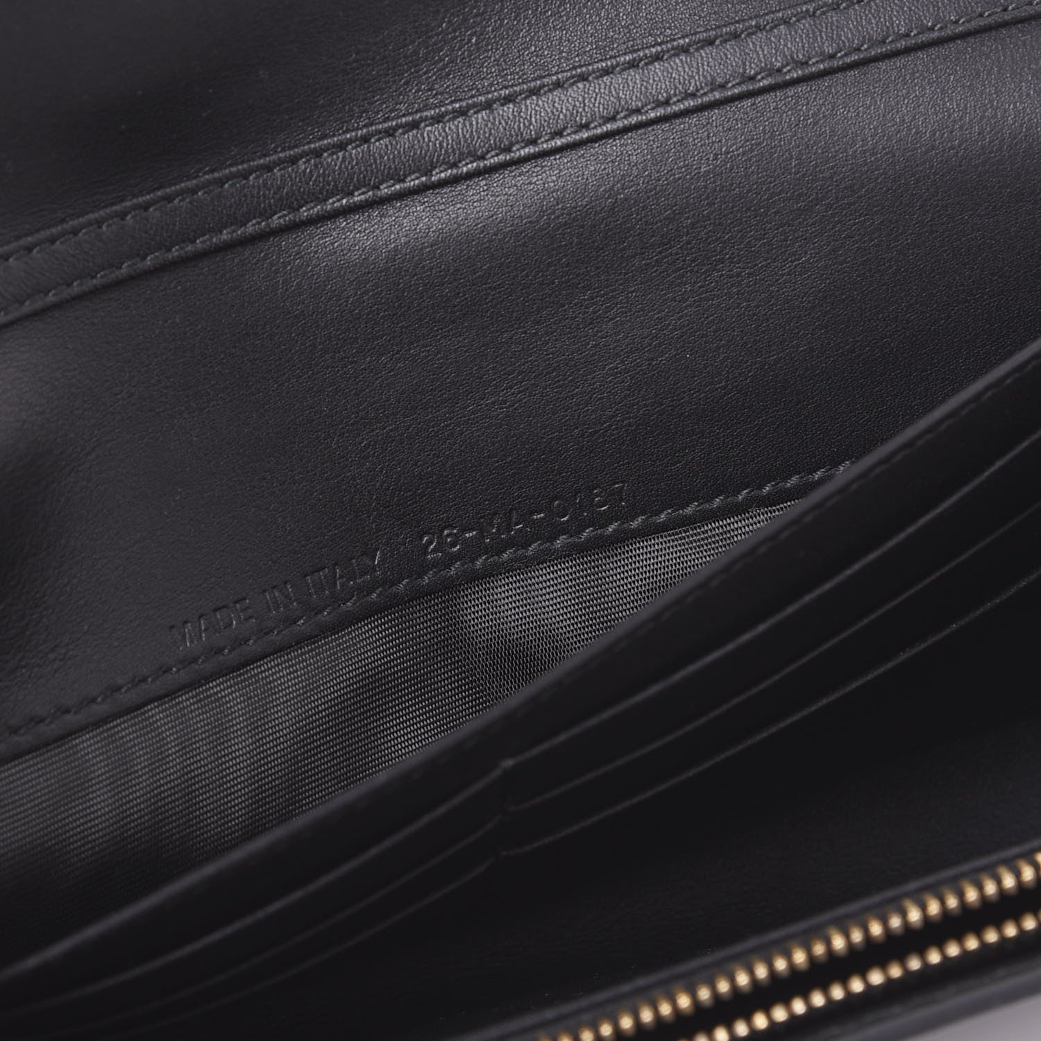Christian Dior Smooth Calfskin J'adior Croisiere Chain Wallet Black 6 of 9