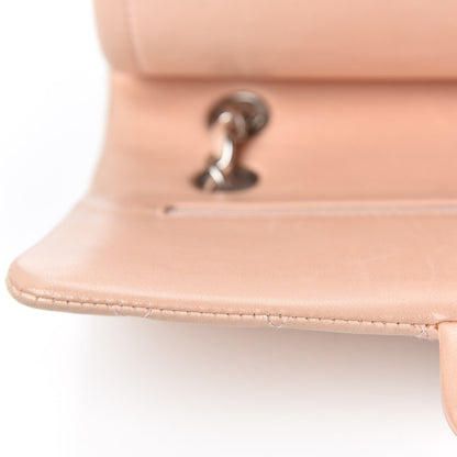 Chanel Lambskin Quilted Medium Double Flap Light Pink 16 of 25