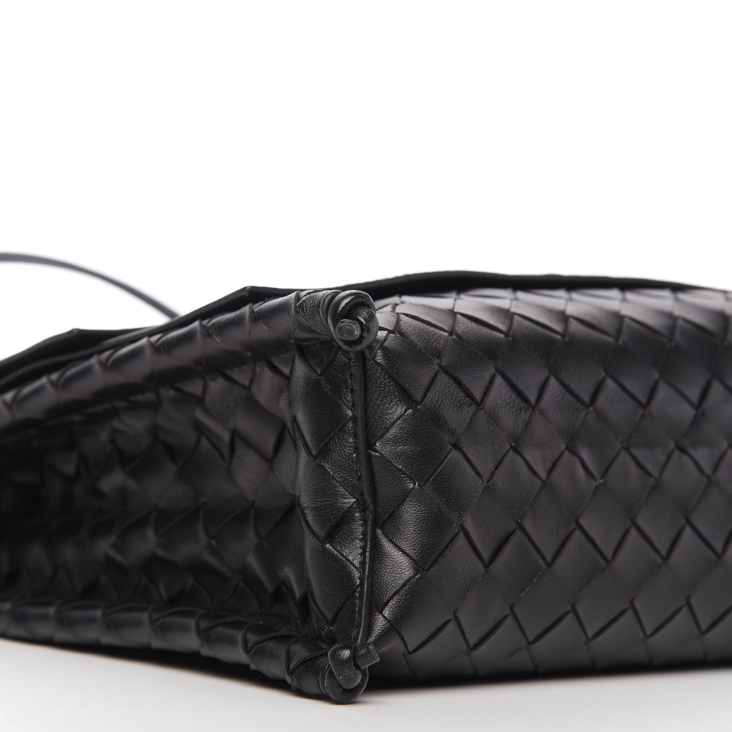 Bottega Veneta Nappa Intrecciato Medium Knot Flap Crossbody Black 6 of 10