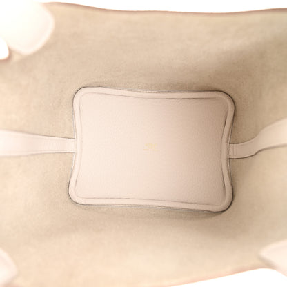 Hermes Taurillon Clemence Picotin Lock 18 PM Gris Pale 5 of 11