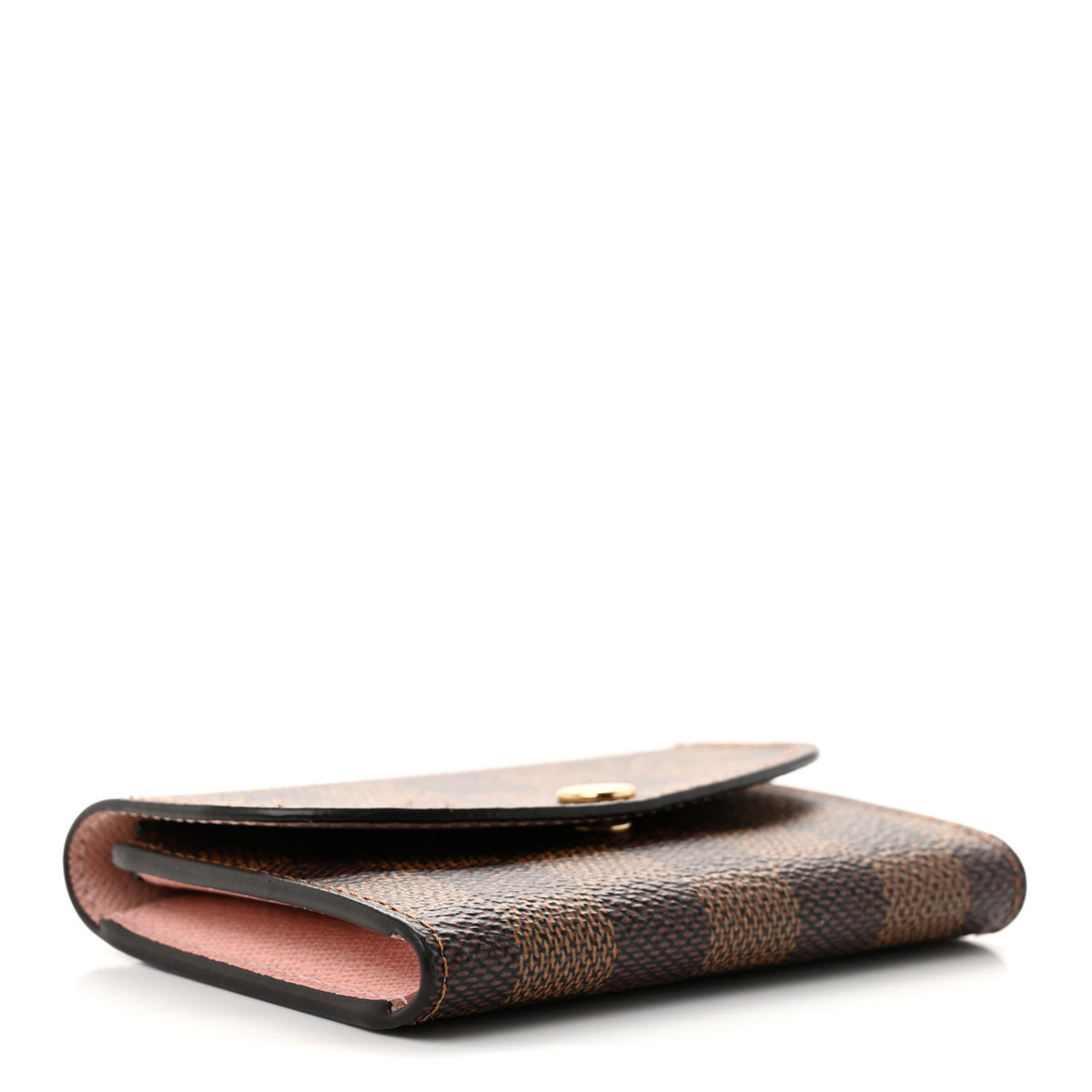 Damier Ebene Rosalie Coin Purse Rose Ballerine