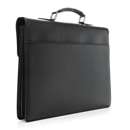Louis Vuitton Taiga Robusto 2 Compartment Briefcase Black 3 of 6