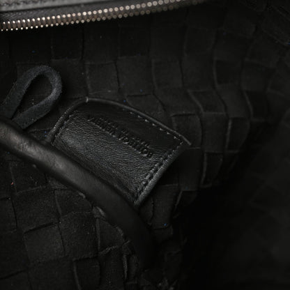 Bottega Veneta Calfskin Intrecciato Zipped Tote Black 9 of 10