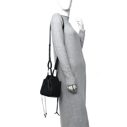 Loewe Calfskin Mini Hammock Shoulder Bag Black 2 of 10