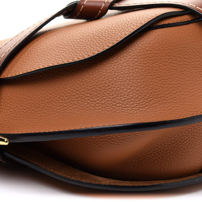 Loewe Grained Calfskin Small Gate Crossbody Bag Caramel Pecan 8 of 10