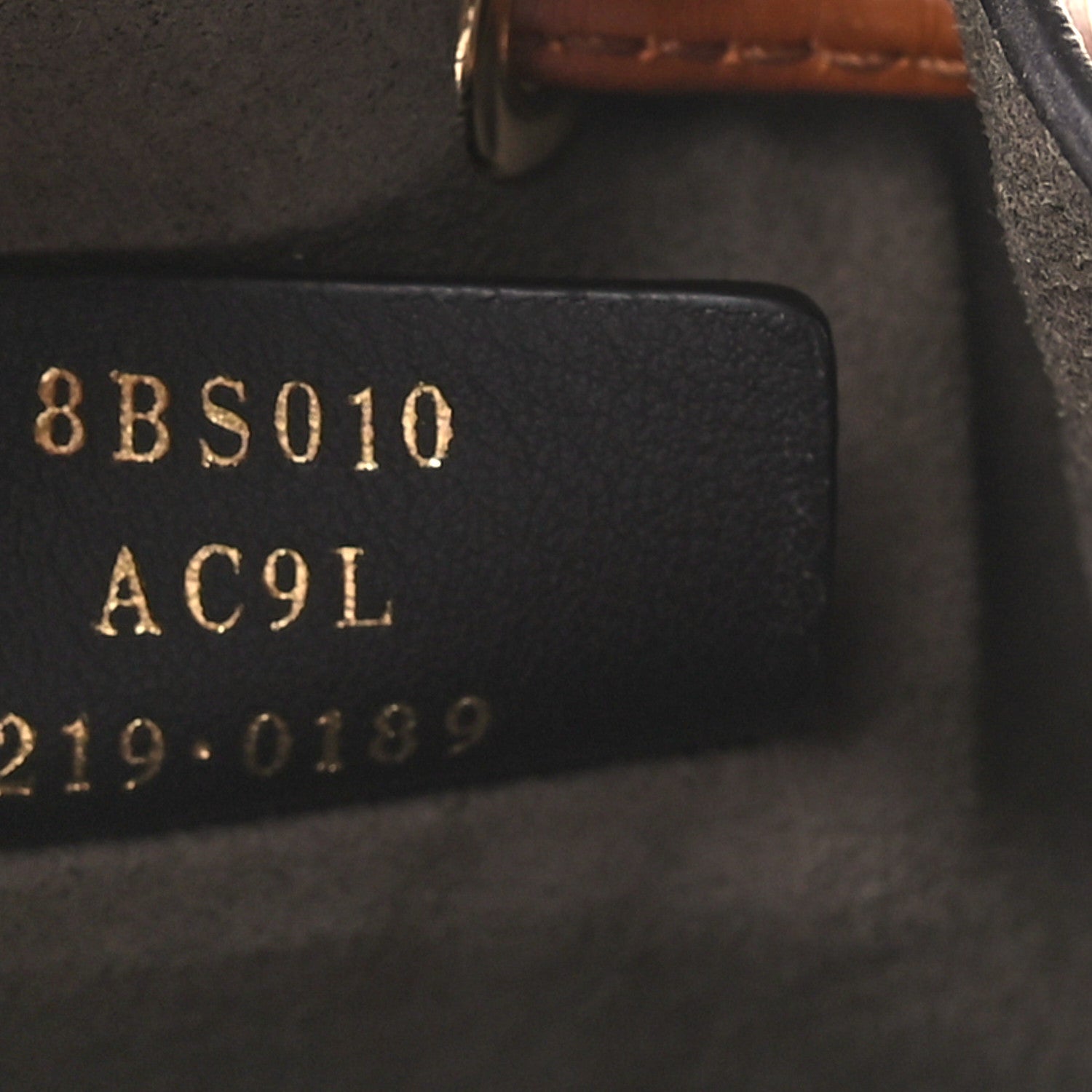 Fendi Vitello King F is Fendi Logo Embossed Mini Mon Tresor Bucket Bag Cuoio 7 of 9