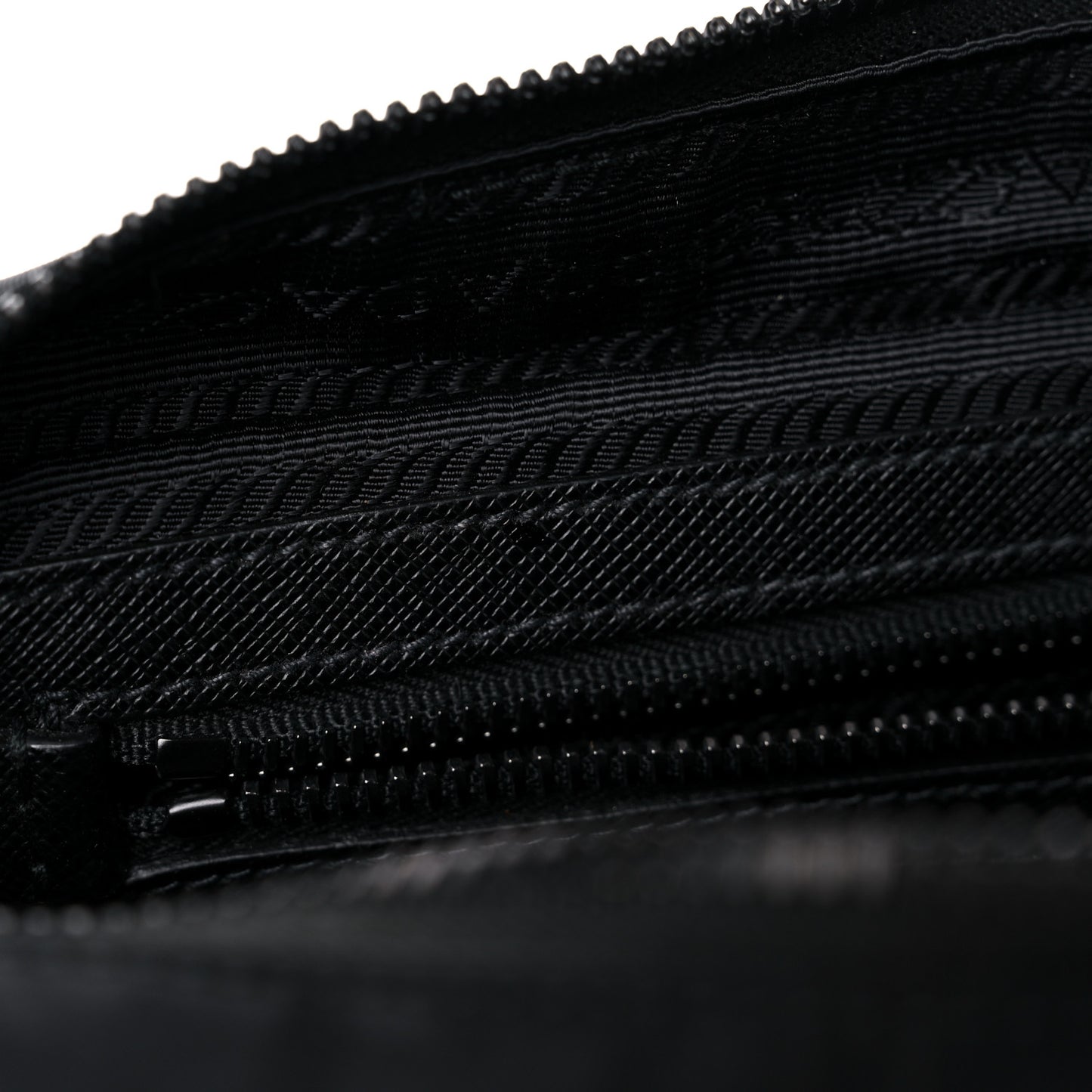 Tessuto Nylon Saffiano Single Snap Buckle Messenger Flap Bag Black