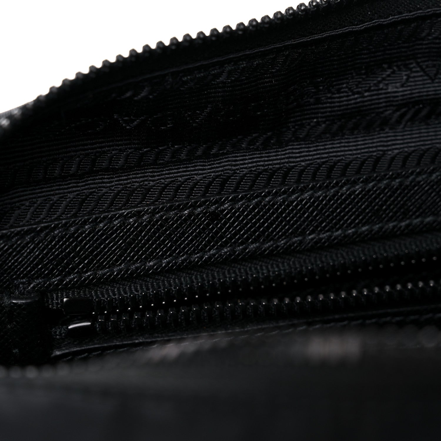 Prada Tessuto Nylon Saffiano Single Snap Buckle Messenger Flap Bag Black 10 of 11