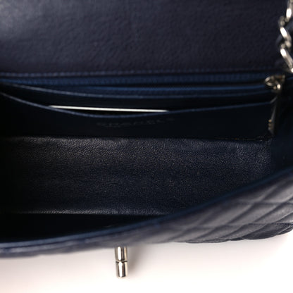Chanel Caviar Quilted Mini Rectangular Flap Navy 5 of 8