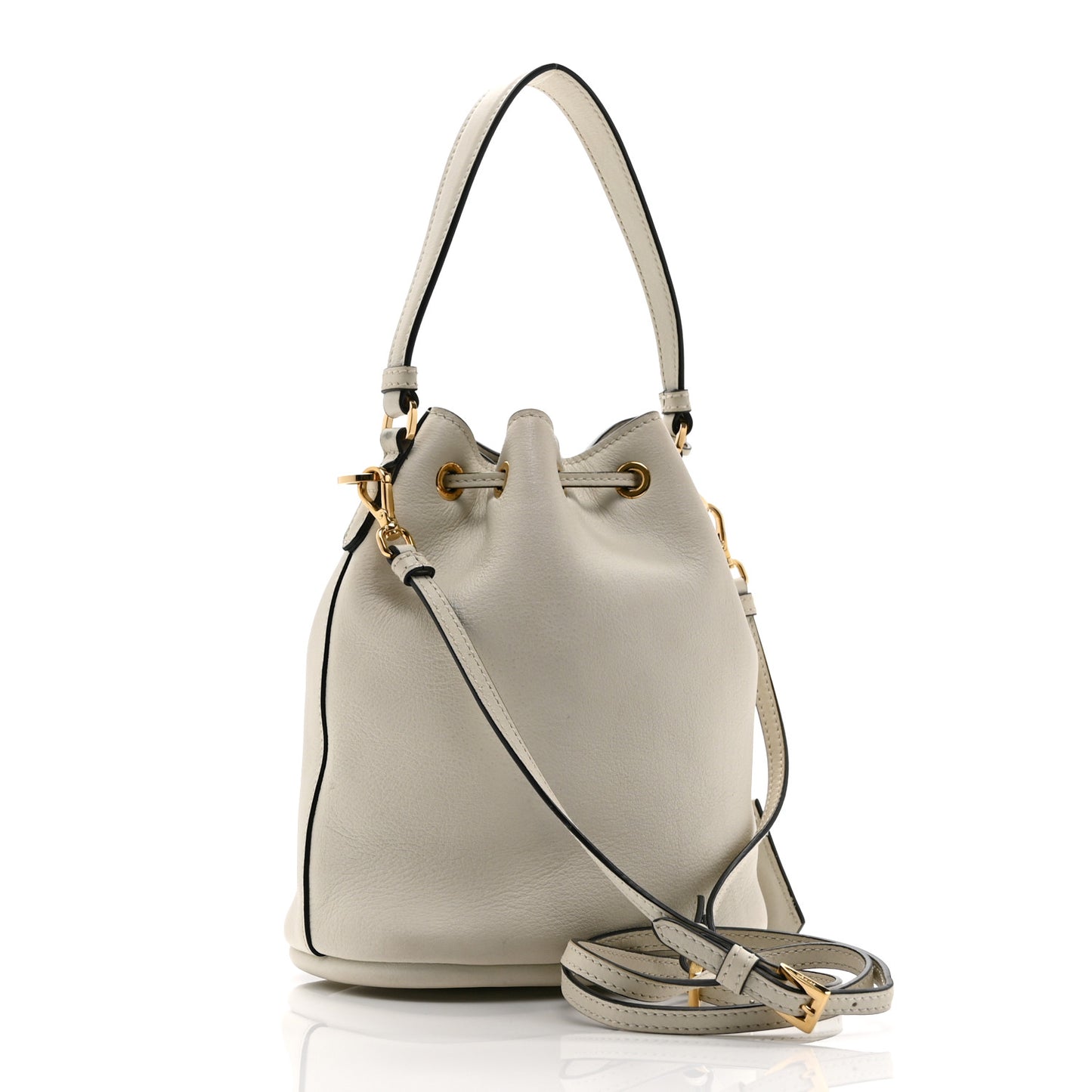 Nappa Mini Re-Edition 1978 Bucket Bag  White