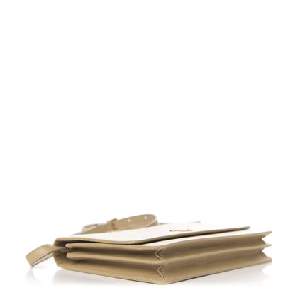 Prada Saffiano Metal Flap Wallet with Strap Sabbia 4 of 11