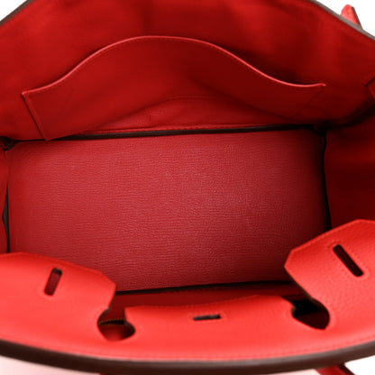 Hermes Togo Birkin 30 Rouge Tomate 5 of 15