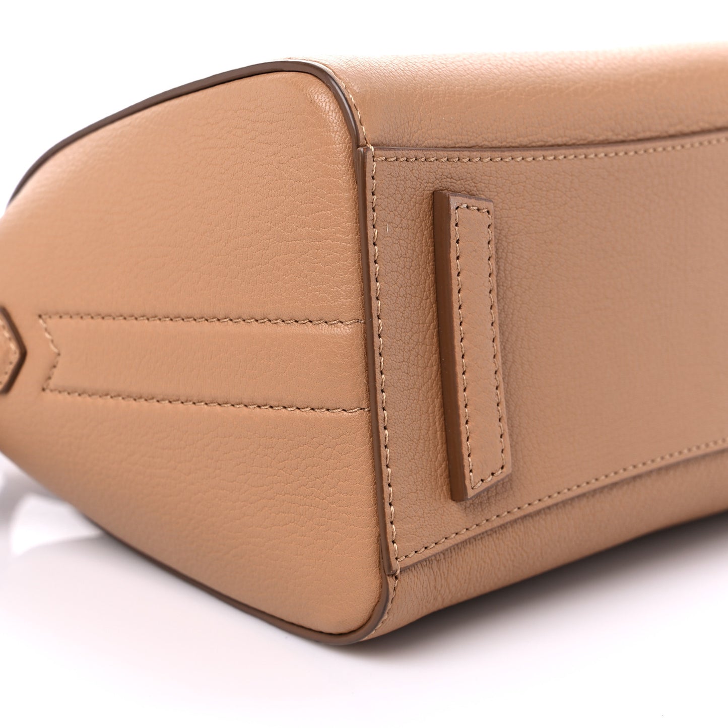 Sugar Goatskin Mini Antigona Medium Beige