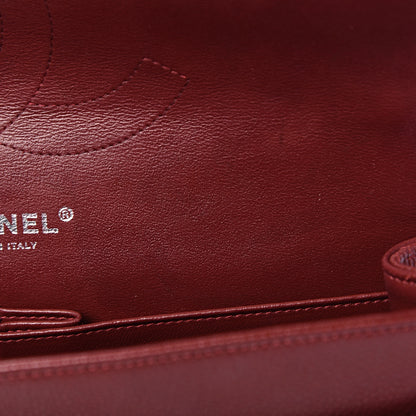 Chanel Caviar Quilted Jumbo Double Flap Dark Red 9 of 17